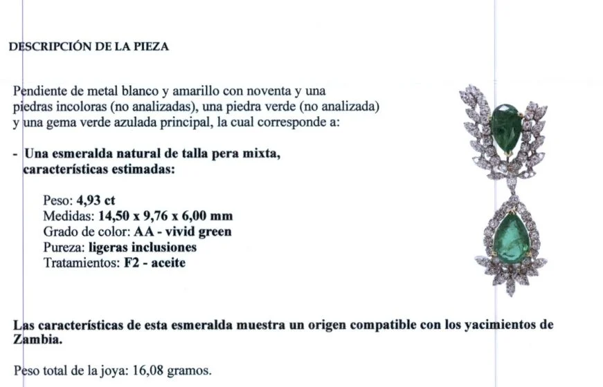 Las joyas de Zapatero: esmeraldas de Zambia, zafiros de Thailanda y rubíes naturales 1 Moncloa Captura de pantalla 2026 06 12 a las 22.07.30 Moncloa
