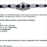 Las joyas de Zapatero: esmeraldas de Zambia, zafiros de Thailanda y rubíes naturales