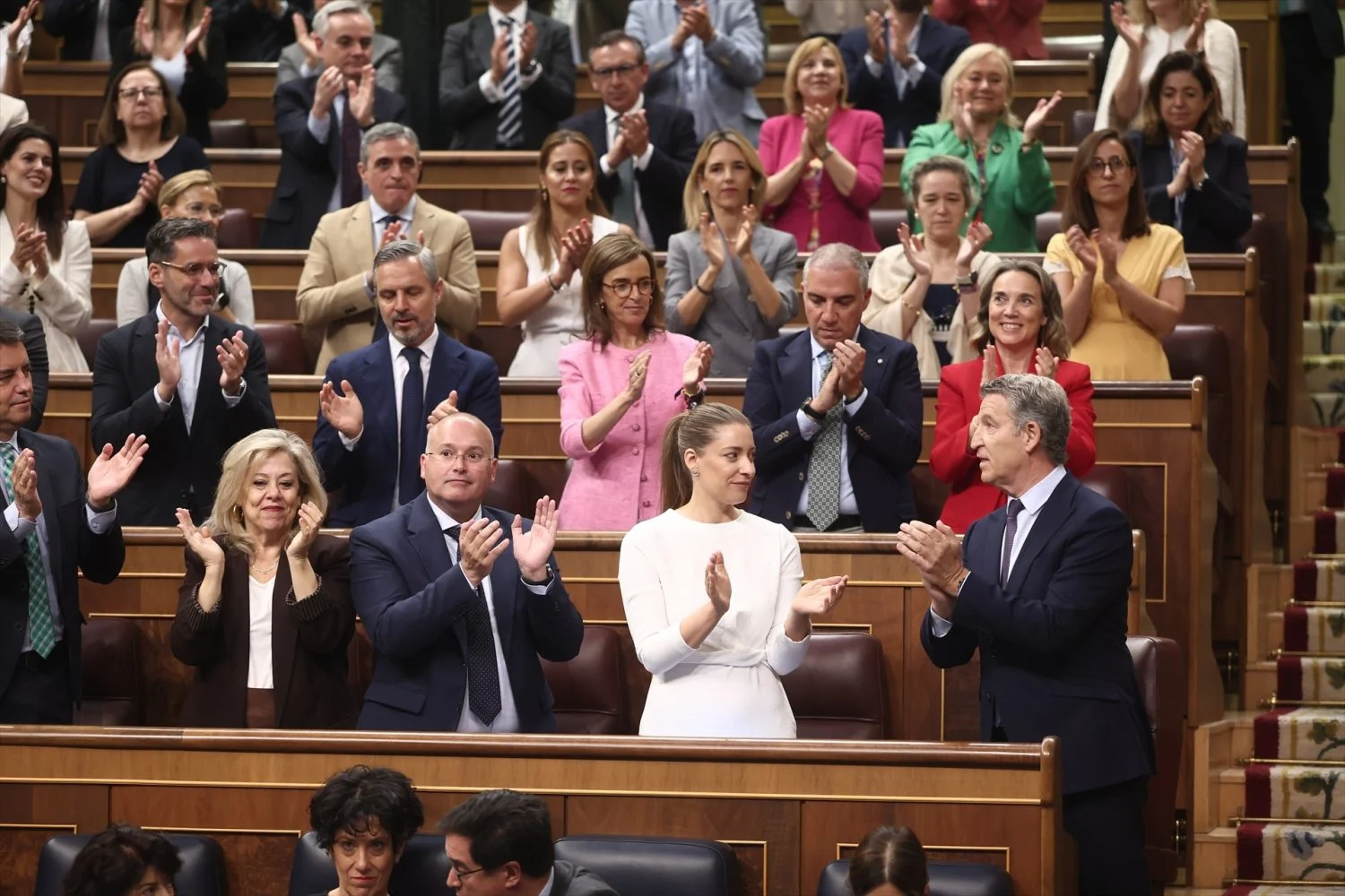 El presidente del PP, Alberto Núñez Feijóo, interviene durante una sesión plenaria en el Congreso de los Diputados El presidente del PP, Alberto Núñez Feijóo, interviene durante una sesión plenaria en el Congreso de los Diputados, a 24 de junio de 2026, en Madrid (Fuente Agencias)