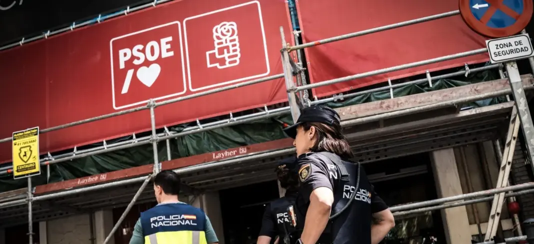 La sede del PSOE. AGENCIAS