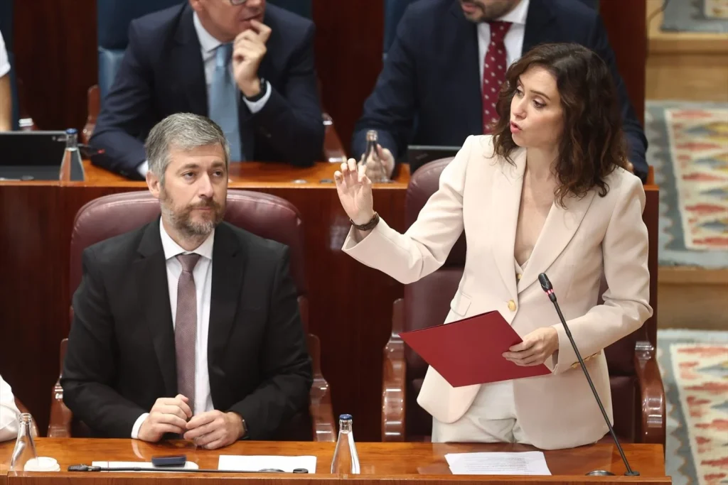Díaz Ayuso anuncia un pleno extraordinario para aprobar la Ley del concebido no nacido: "Vamos a defender a las madres" 2 Moncloa EuropaPress 7605343 presidenta comunidad madrid isabel diaz ayuso sesion plenaria asamblea Moncloa