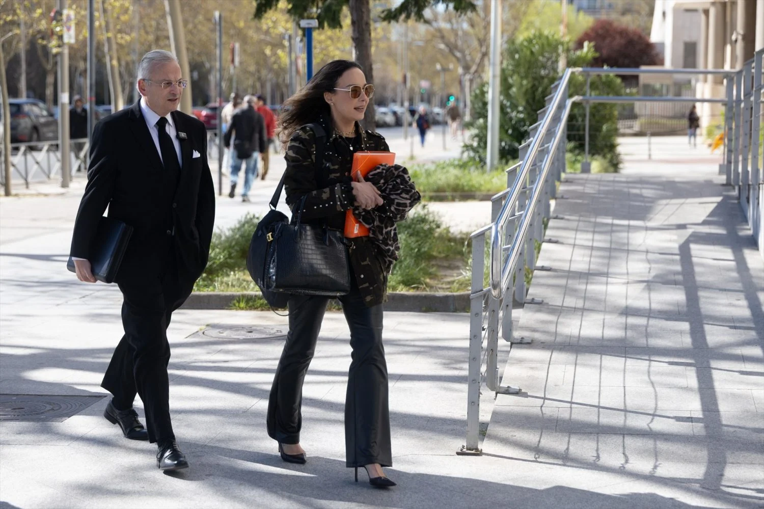 Nouna Lozano y Javier María Pérez Roldán, abogados de Hazte Oír. EP