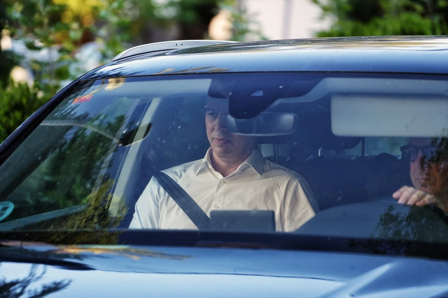 hermano_pedro_sanchez_david_sanchez_segunda_jornada_juicio_audiencia David Sánchez llega al juzgado en un coche conducido por su abogado EP