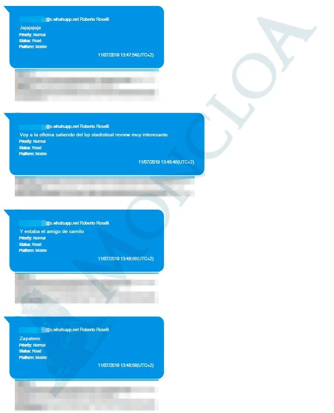 Los chats del Caso Zapatero: "Si quiere comer que nos mueva el expediente dentro de la Sepi" 7 Moncloa plus ultra 12 Moncloa