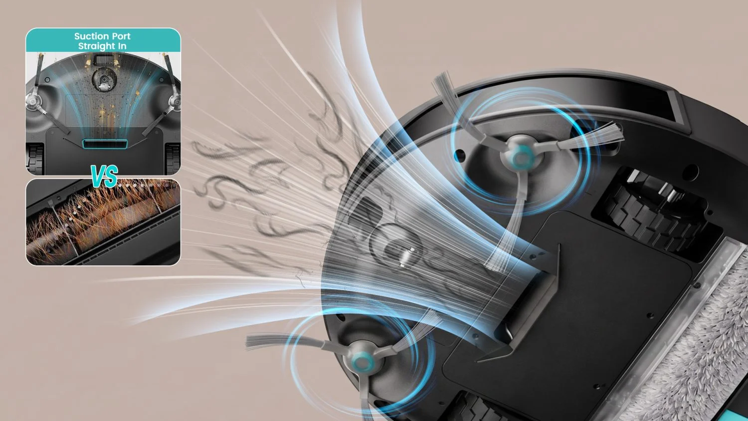 Lefant M210 Omni: así ha evolucionado el robot aspirador para ofrecer una limpieza más completa y con menos esfuerzo 1 Moncloa El sistema de aspiración sin cepillos minimiza los enredos de cabello y pelo de mascotas.