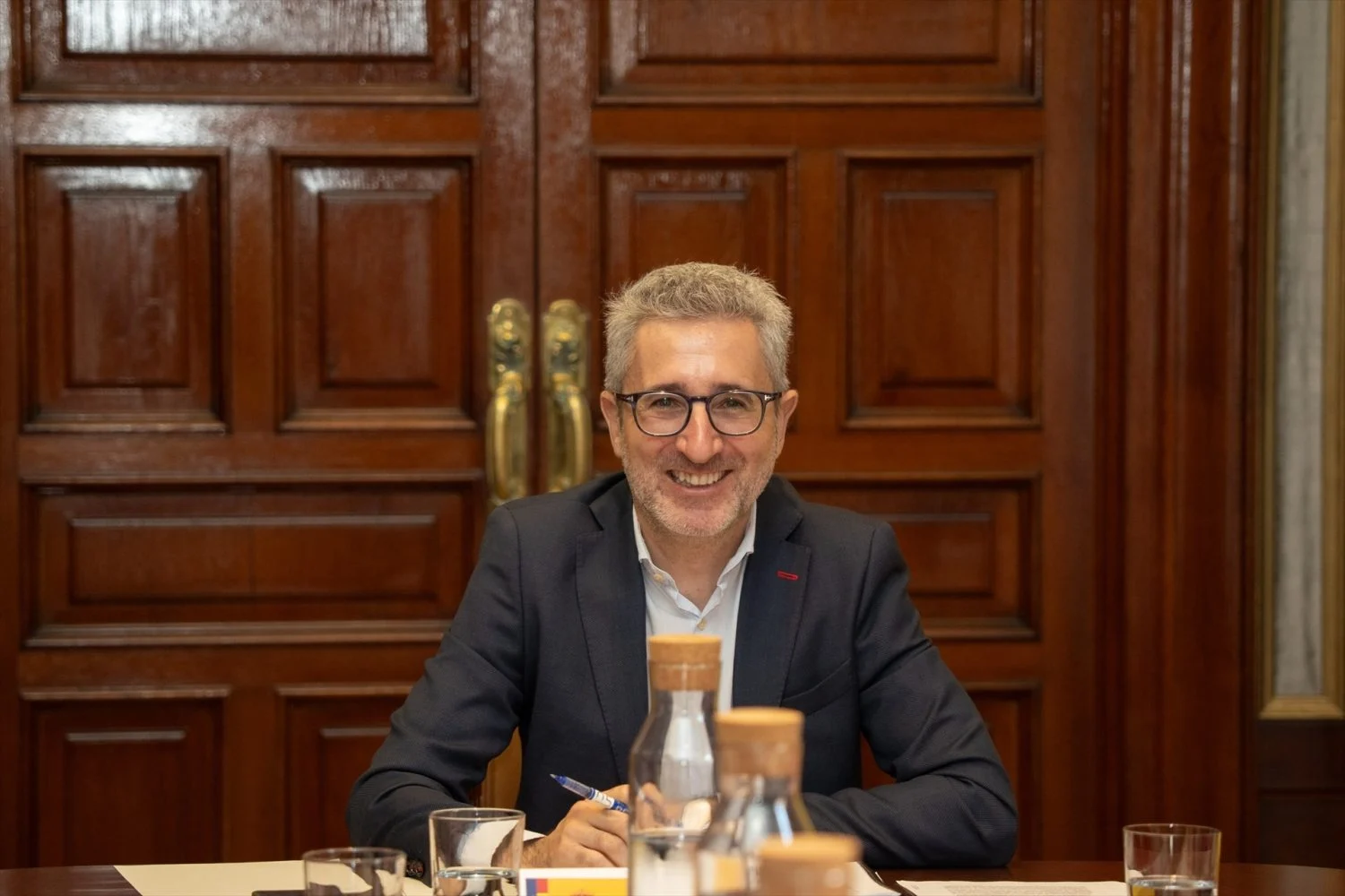 _ministro_hacienda_arcadi_espana_celebracion_reunion_institucional_sindical Arcadi Espada, ministro de Hacienda. EP