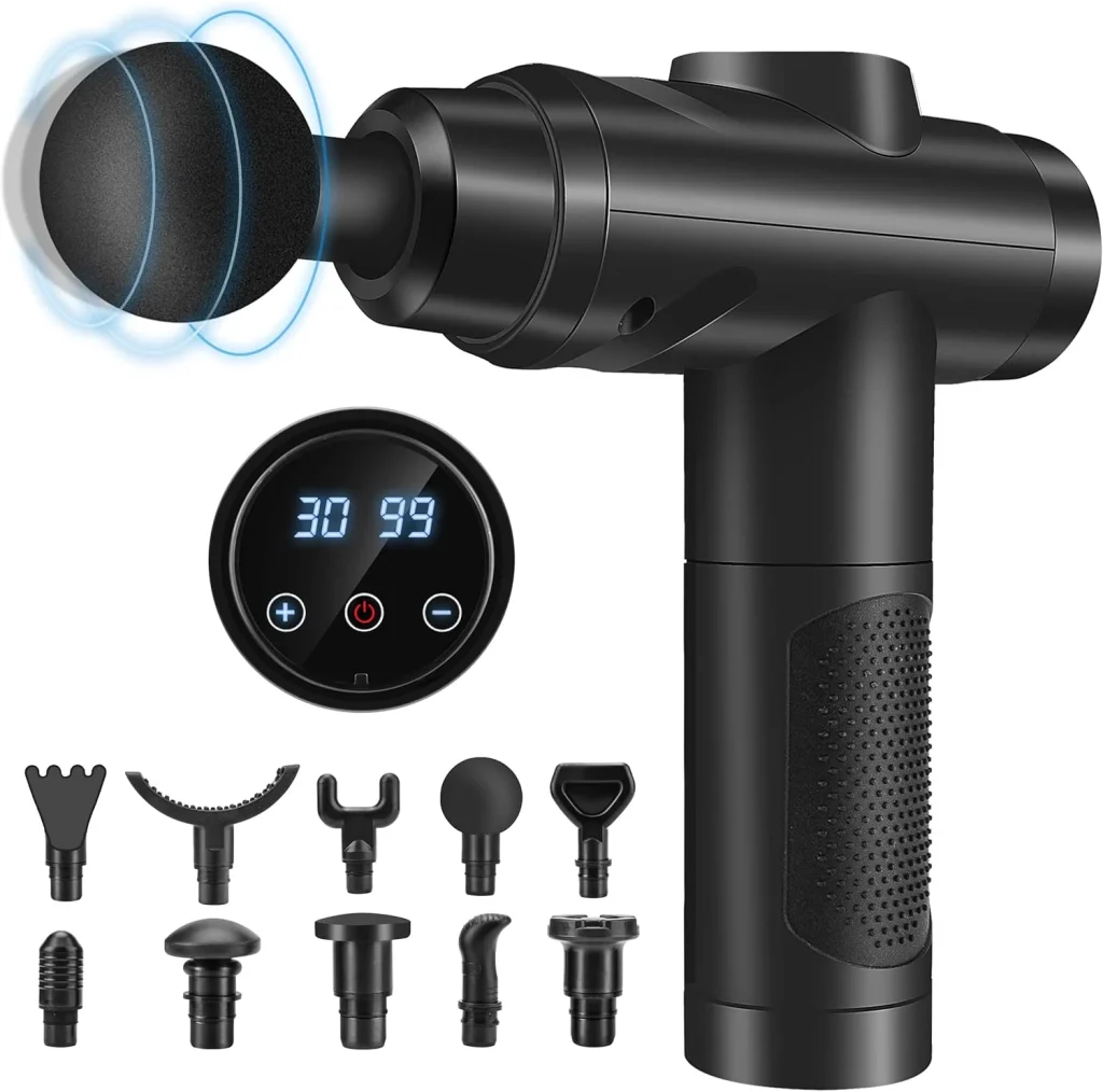 Diez productos de Amazon que parecen de lujo y su precio es inferior a treinta euros 19 Moncloa Pistola de masaje muscular. Amazon