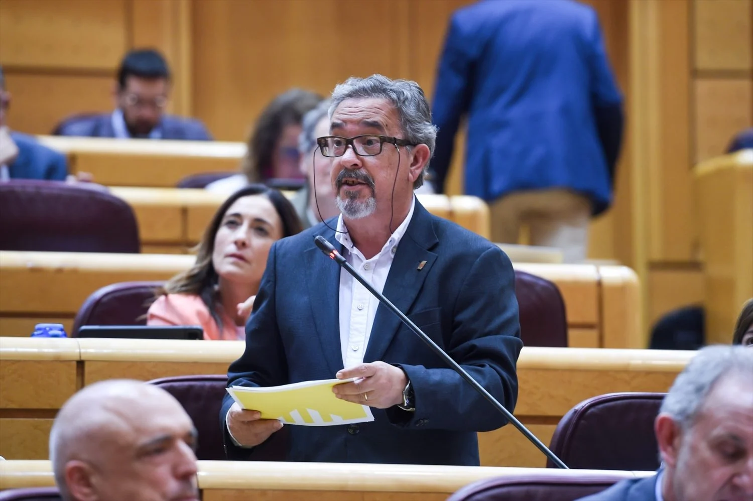 senador_erc_josep_maria_reniu_sesion_control_gobierno_senado_junio_2024