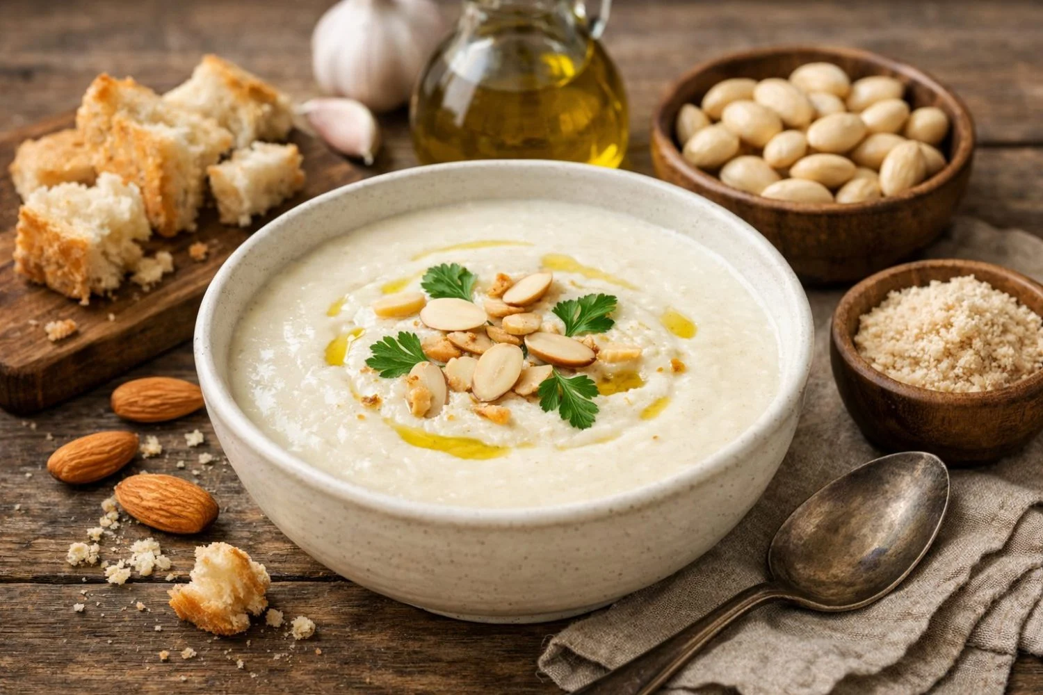 La sopa fría tradicional de Andalucía que supera al gazpacho y no lleva tomate La sopa fría tradicional de Andalucía que supera al gazpacho y no lleva tomate