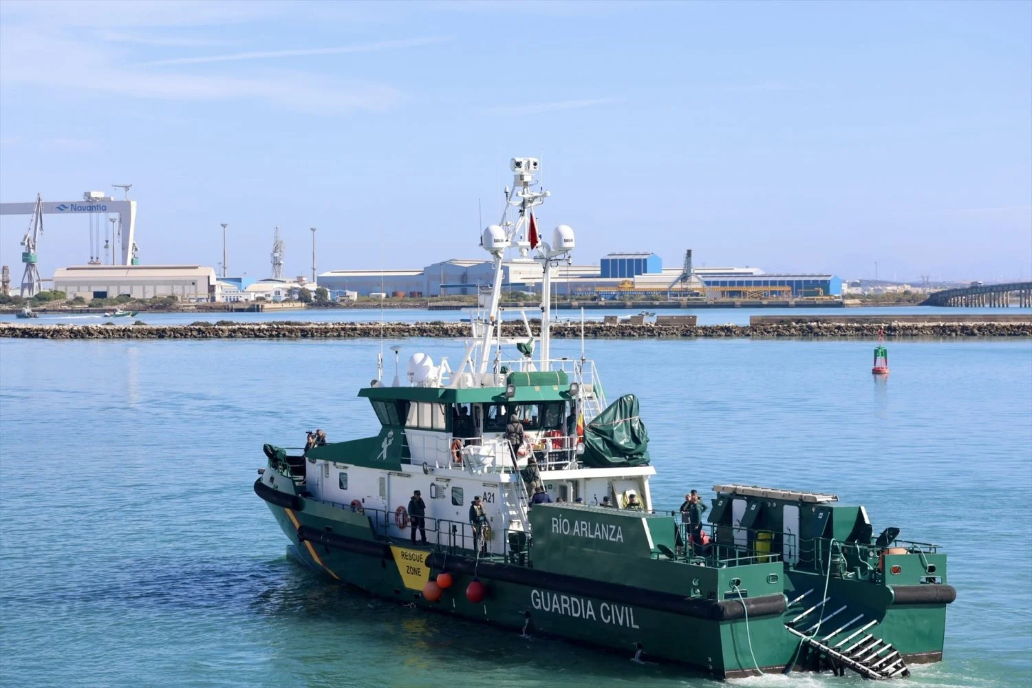 Patrullera 'Río Arlanza' La Patrullera 'Río Arlanza' de la Guardia Civil. Foto: Europa Press
