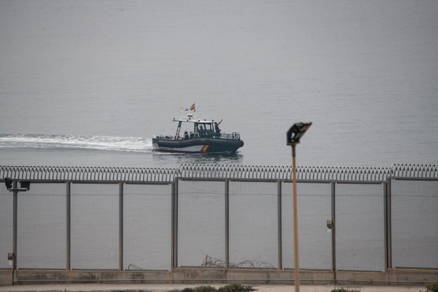 Vista de la frontera entre España y Marruecos en Ceuta Vista de la frontera entre España y Marruecos en Ceuta. Foto: Europa Press.