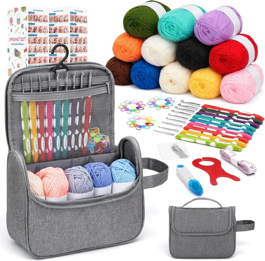 Amazon tiene todo lo que necesitas para volver a la rutina en septiembre 15 Moncloa kit para hacer croché. Amazon