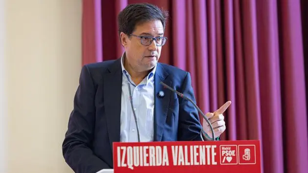 Óscar López carga contra el PP por acudir a una protesta de la ultraderecha en Madrid 1 Moncloa Óscar López, candidato socialista a presidir la Comunidad de Madrid