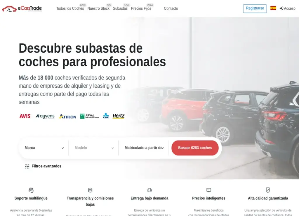Subastas de coches europeas de confianza para compras al por mayor 1 Moncloa eCarsTrade