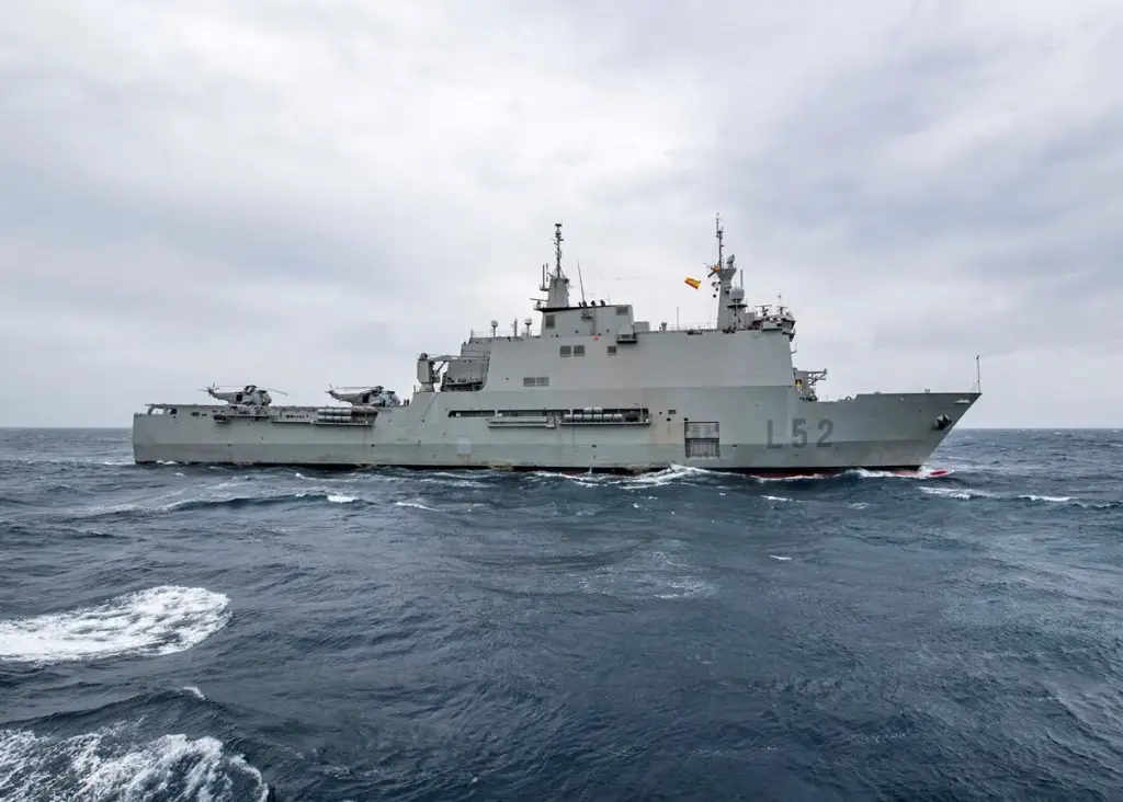 El nuevo salto táctico de la Infantería de Marina española reabre el debate en Defensa 1 Moncloa Los actuales buques de transporte anfibio y otros que se reciban en los próximos años serán complementados con navíos ofensivos como los NAMTAC. (United States Navy)