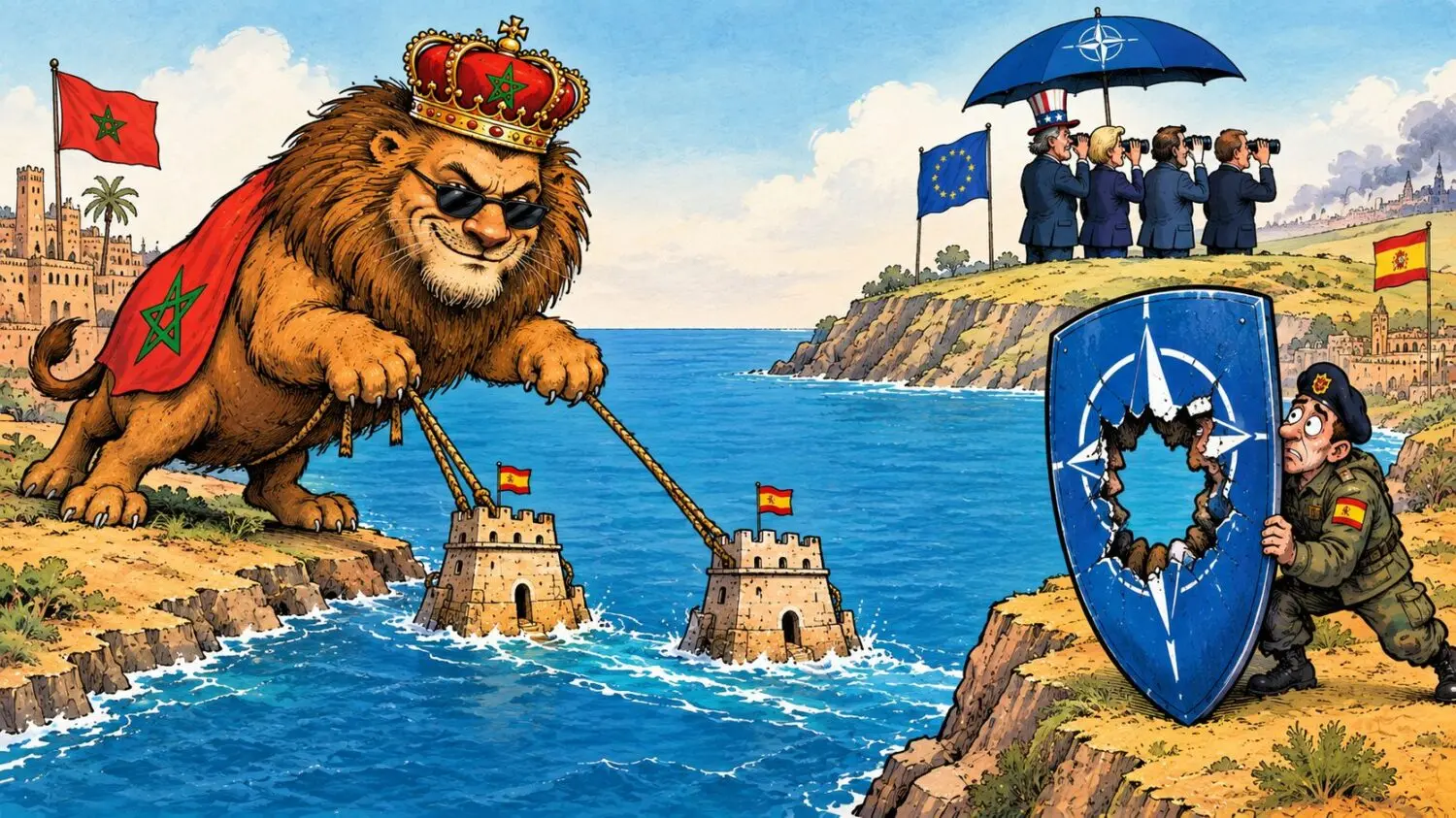 leon:otan caricatura