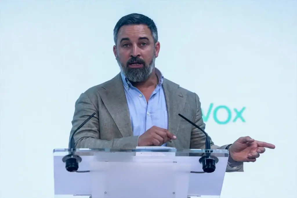 El presidente de VOX, Santiago Abascal