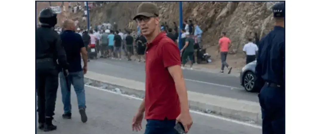 video 2 Un fotograma de uno de los vídeos de Ceuta entregado a la juez Tardón. MONCLOA